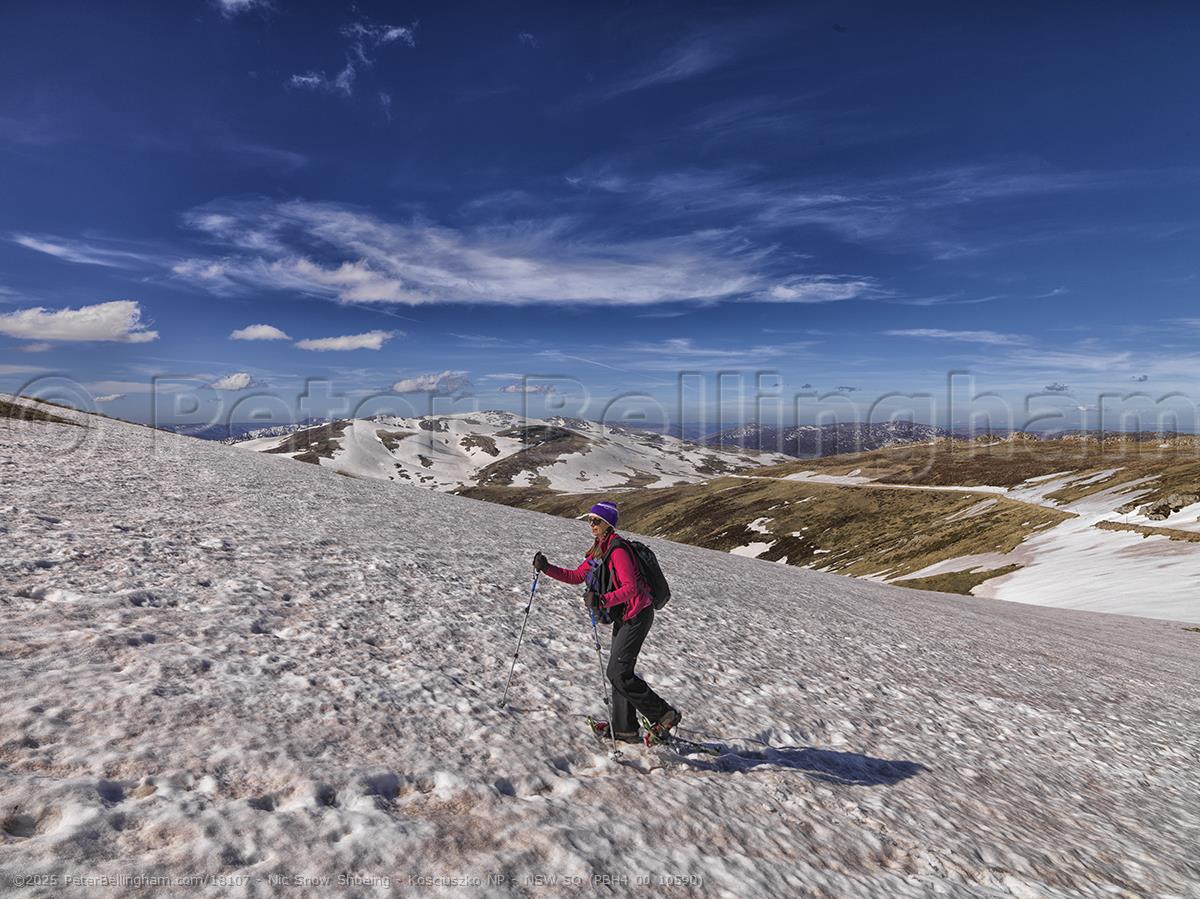 Peter Bellingham Photography Nic Snow Shoeing - Kosciuszko NP - NSW SQ (PBH4 00 10590)
